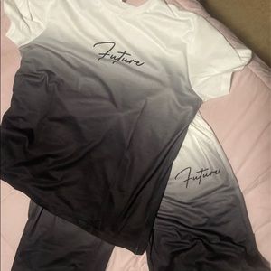 Boys matching shorts set